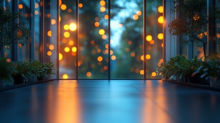 Aufkleber - business office without people in blurred bokeh background,stock image