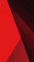 Leinwandbilder - Red and black abstract background creating dynamic geometric composition