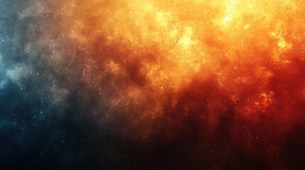 Poster - grainy gradient background gray brown golden yellow glowing light dark noise texture banner poster backdrop design