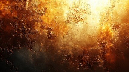 Poster - grainy gradient background gray brown golden yellow glowing light dark noise texture banner poster backdrop design,stock image
