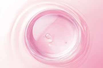 Wall Mural - cosmetic clear liquid transparent cream. hyaluronic acid cosmetic gel. skin care product quality wit