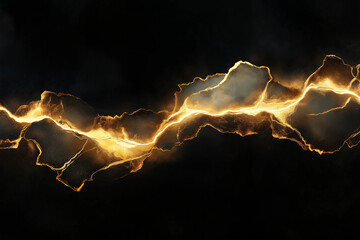 Wall Mural - luxury abstract fluid art painting in alcohol ink. imitation of marble stone, glowing golden veins o