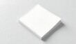 © BeeSee - White blank 3D book cover mockup isolated on light gray isolated background. Notebook, copybook, notepad cover on . Layout template with copy space for text, created with generative ai