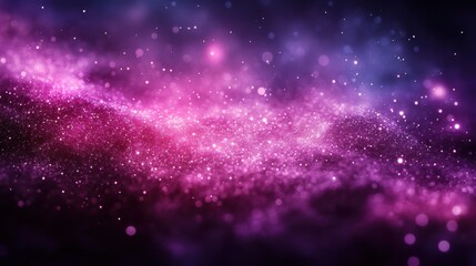 Canvas Print - image purple star background