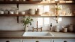 © vectorwin - farmhouse kitchen sink faucet