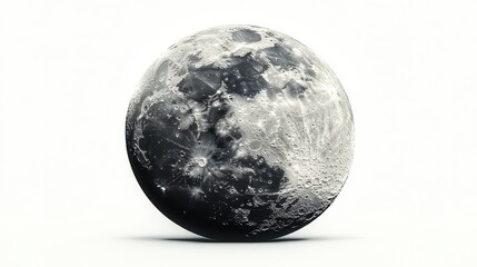 Poster - the moon sticker transparent background