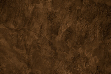 Aufkleber - Old wall texture cement dark black brown background abstract grey color design are light with white gradient background.