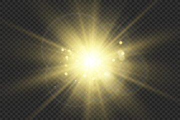 Aufkleber - Glowing star, sparkle, light streak, and shimmering particle on transparent background for overlays and magical effects.
