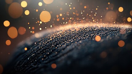 Wall Mural - clear close-up of a hand in motion amidst swirling circles in the background