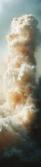 Aufkleber - Climate Crisis Visualization Turbulent Atmospheric Transformation Depicting Extreme Weather Dynamics in High-Definition Environmental Documentary Style