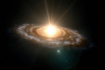 Poster - Cosmic Luminescence Immersive Spiral Galaxy Visualization for Next-Gen Scientific Communication, Digital Learning, and Astronomical Exploration