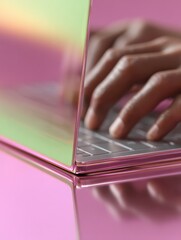 Poster - Cybersecurity Elegance Minimalist Digital Protection with Soft Pastel Tech Aesthetics - Enterprise-Grade Security Visualization for Modern Professionals