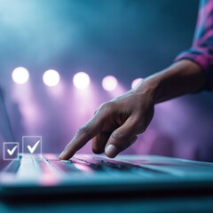 Leinwandbilder - Digital Certification and Compliance Immersive Tech-Enabled Workflow Optimization with Next-Gen Business Validation Interfaces for Enterprise Performance