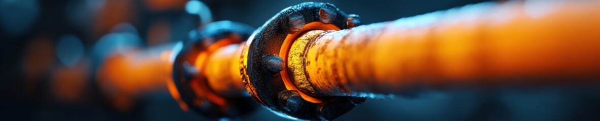 Poster - Cyberpunk Industrial Metallurgy High-Performance Precision Engineering with Molten Metal Dynamics - Advanced Manufacturing Visualization