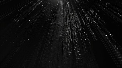 Abstract picture of binary code with digital technology style design with the coding data flowing show dynamic movement represent about programming by programmer or problem solve by encryption. AIG53.