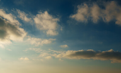 Wall Mural - beautiful sunset sky abstract background
