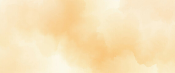 Leinwandbilder - Abstract orange watercolor background creating soft and dreamy texture
