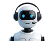 © Unlimited - Happy robot. 3d ai character, chat bot mascot isolated on white background, GPT chatbot icon. Artificial intelligence, trendy technology, support service, funny automation computer