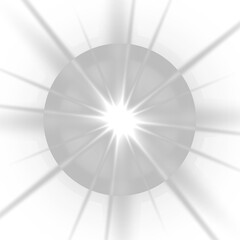 Wall Mural - gloves light effect. star burst with glitter on white background. vector illustration.
