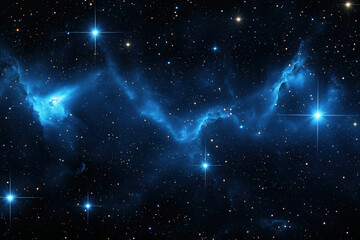 Wall Mural - a starry night background featuring a scattering of stars on a deep black canvas.