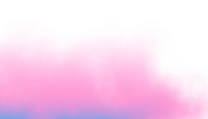 Aufkleber - Pink abstract fog. Pink and blue cloudiness, mist or smog moves on transparent background. Beautiful swirling pastel noise smoke.