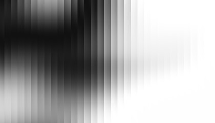 Aufkleber - Fractal Glass Gradient Texture. Reed vertical lines patterned glass, overlay with transparent background. Universal monochrome black background stylish gradient