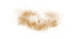 © Orange Sky - This illustration shows sandy smoke clouds with dust and fine particles on a transparent background
