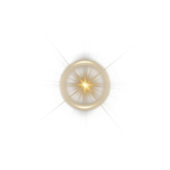 Wall Mural - light effect of the sun. star explosion with sparkles on a white background. vector illustration. su