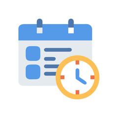 Aufkleber - Time Tracker with Shift Icon Representing Work Schedule