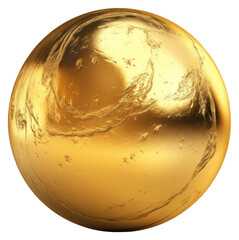 Wall Mural - png planet gold sphere