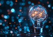 © Namdang - Brain Inside Light Bulb Symbolizing Ideas and Creativity Innovation