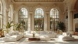 © Ramesh - Tranquil chateau living space inviting daylight high resolution image