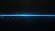© Miranda - Abstract glowing blue horizontal line on dark background