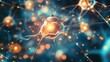 © Mas - Vibrant Neurons Illuminating a Neural Network Scene
