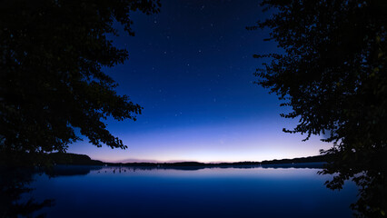 Wall Mural - night sky with stars