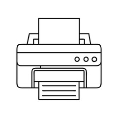 Wall Mural - printer icon, printer vector illustration-simple illustration of printer, perfect for printer logos 
