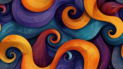 Wall Mural - a magic pattern that would be intriguing to a wizard 