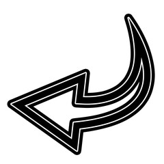Wall Mural - vector arrow icon