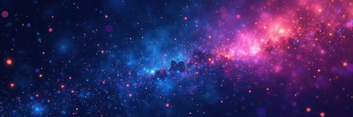 Wall Mural - vintage-inspired vector starfield with constellations and neon lights, astronomy, glow