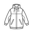 © Md - anorak icon, anorak vector illustration-simple illustration of anorak, perfect for anorak logos and icons