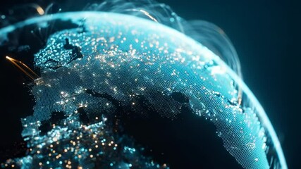 a collection of light that forms the earth