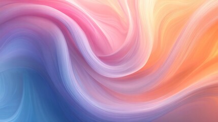Wall Mural - colorful abstract lines flowing and blending together