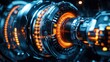© Affan - A cold fusion vehicle engine, futuristic and covered in glowing plasma coils --ar 16:9 --v 6.1 Job ID: 6169a9a0-7c85-45e5-8586-7fccf6018756