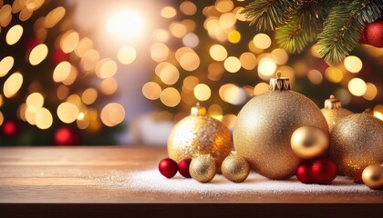 Wall Mural - Festive Christmas backdrop