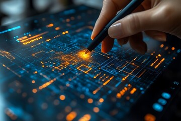 Hand drawing circuit design