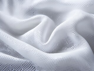 White airy net fabric texture