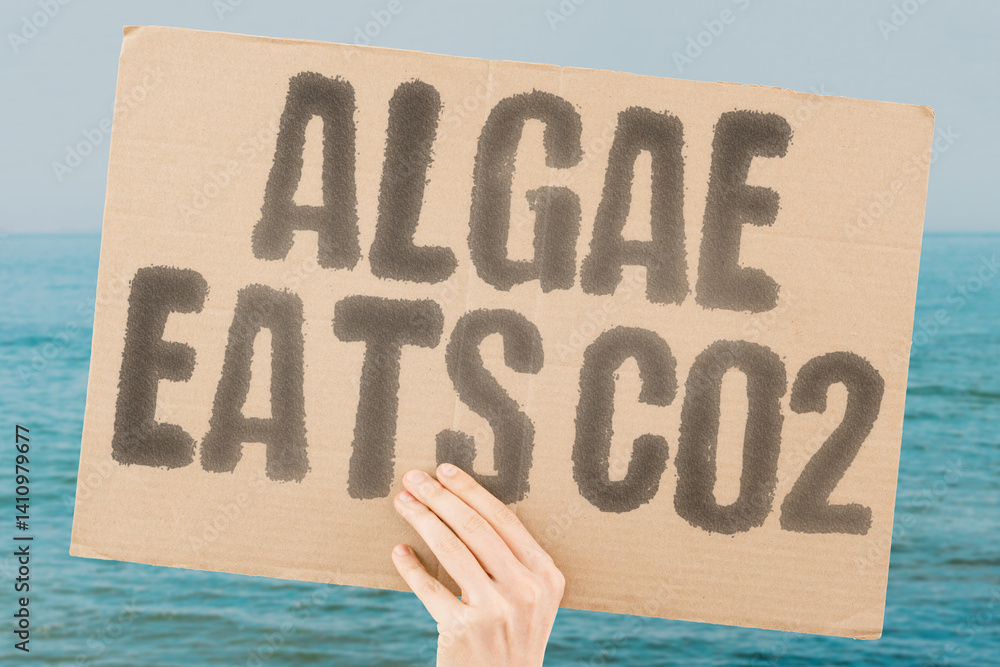 "Algae Eats CO2". Highlights genetically modified phytoplankton blooms ...