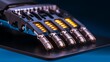 © ZRO - Close-up of a futuristic robotic hand with glowing indicators on a sleek surface, showcasing advanced technology