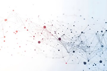 Wall Mural - Global network connection world map , Generative AI