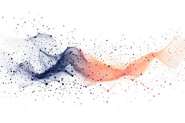 Wall Mural - Global network connection world map , Generative AI